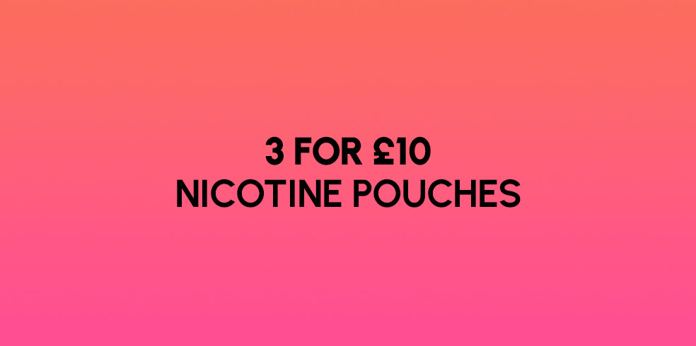 3 For £10 On Nicotine Pouches