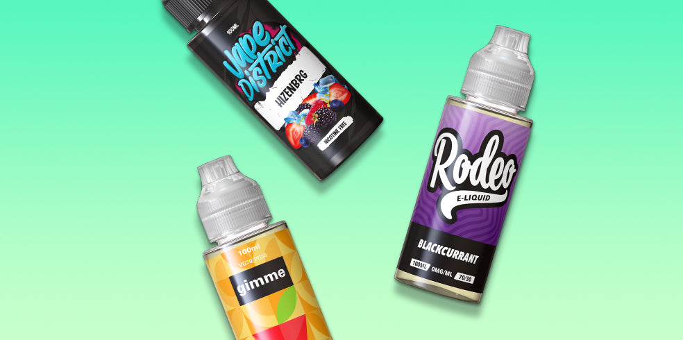 3 For £30 On 100ml Shortfill E-liquids