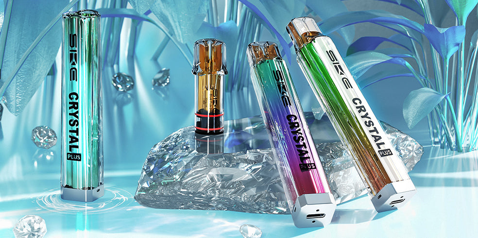 SKE Crystal Plus Pod Kits | 3 for £15 Refillable Pods