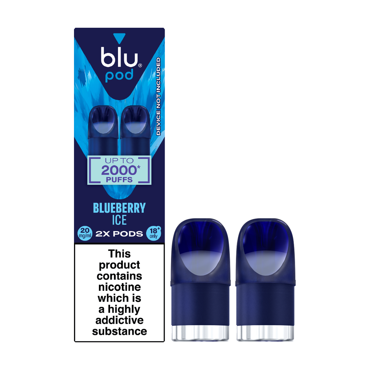 Blueberry Ice Blu Bar Pods | 3 For 15 | Pack Of 2 Vape Shop Blueberry Ice Blu Bar Pods | 3 For 15 | Pack Of 2 Vape Shop