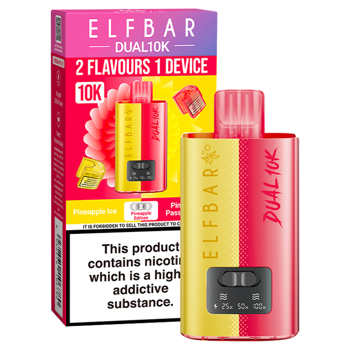 Elfbar Dual 10k Vape Kit | Elf Bar Rechargeable Pod Kit  Vape Shop