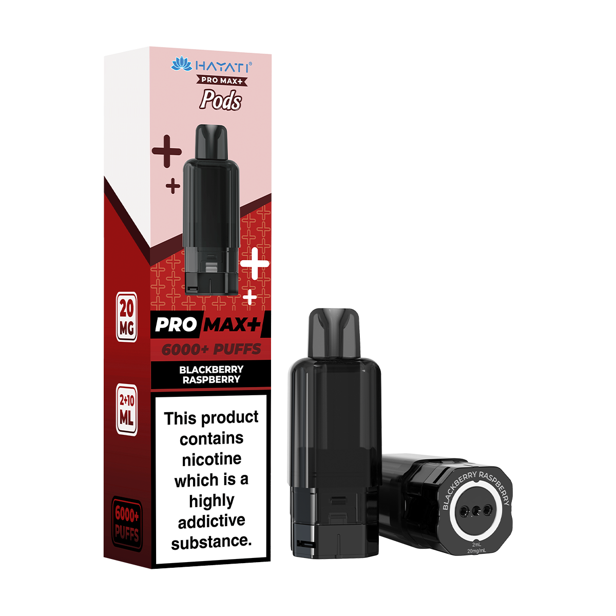 hayati pods pro max Blackberry Raspberry Hayati Pro Max+ Refill Pack