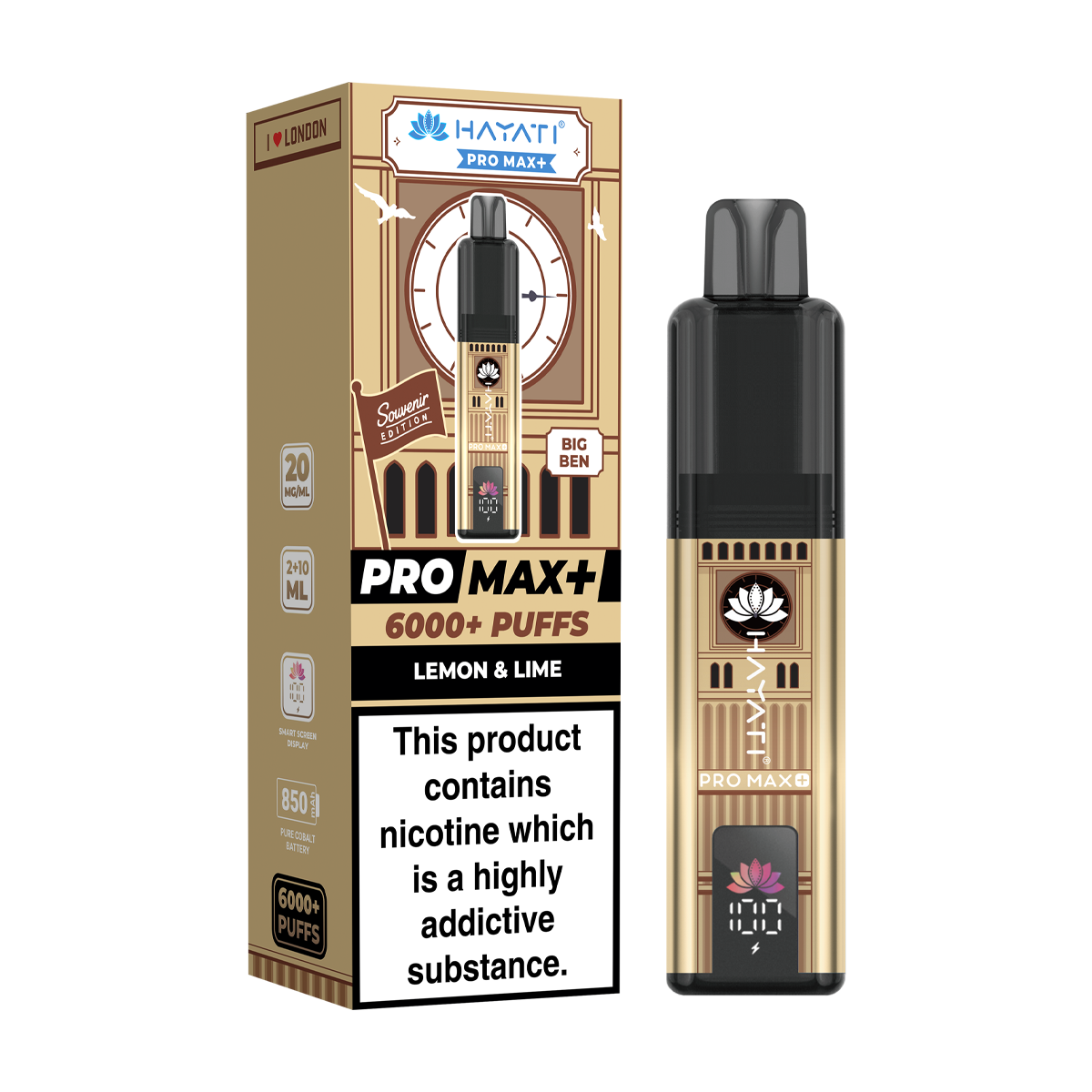 vape flavours elux Hayati Pro Max Plus​ 6000 Souvenir Edition