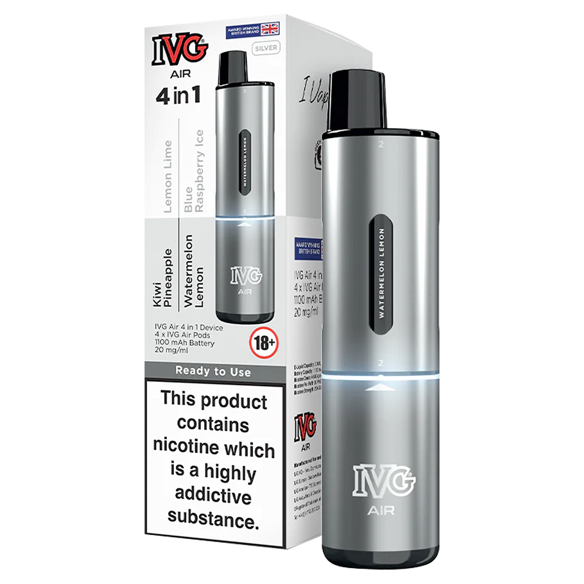 Black Edition IVG Air 4 in 1 Vape Kit
