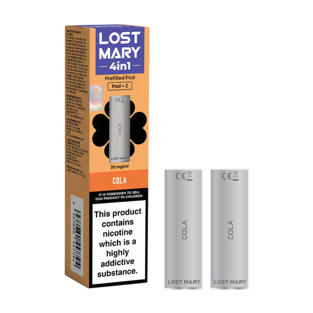 Cola Lost Mary 4in1 Pods Vape Shop Cola Lost Mary 4in1 Pods Vape Shop