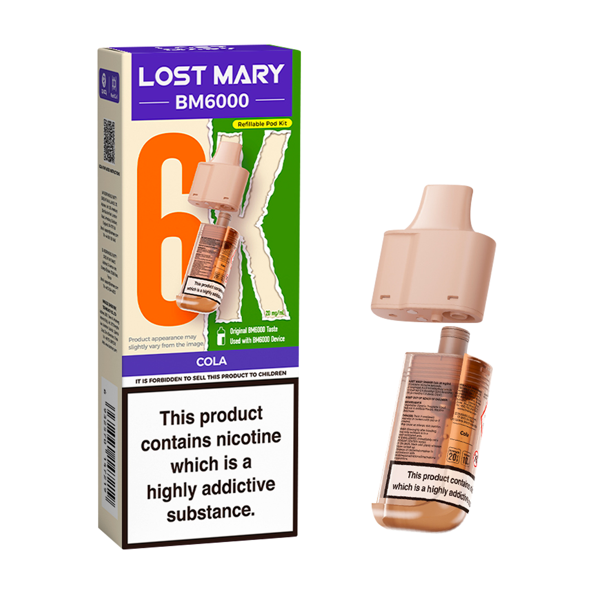 how to remove a lost mary bm6000 pod IVG Air 2 in 1 1200 Puffs | Only £2.99 main image 0