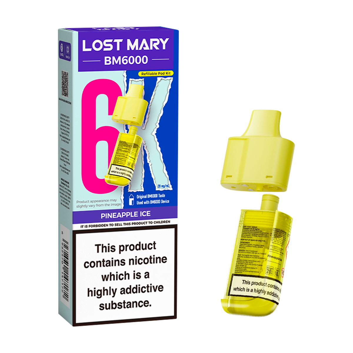 Pineapple Ice Lost Mary BM6000 Refill Pack