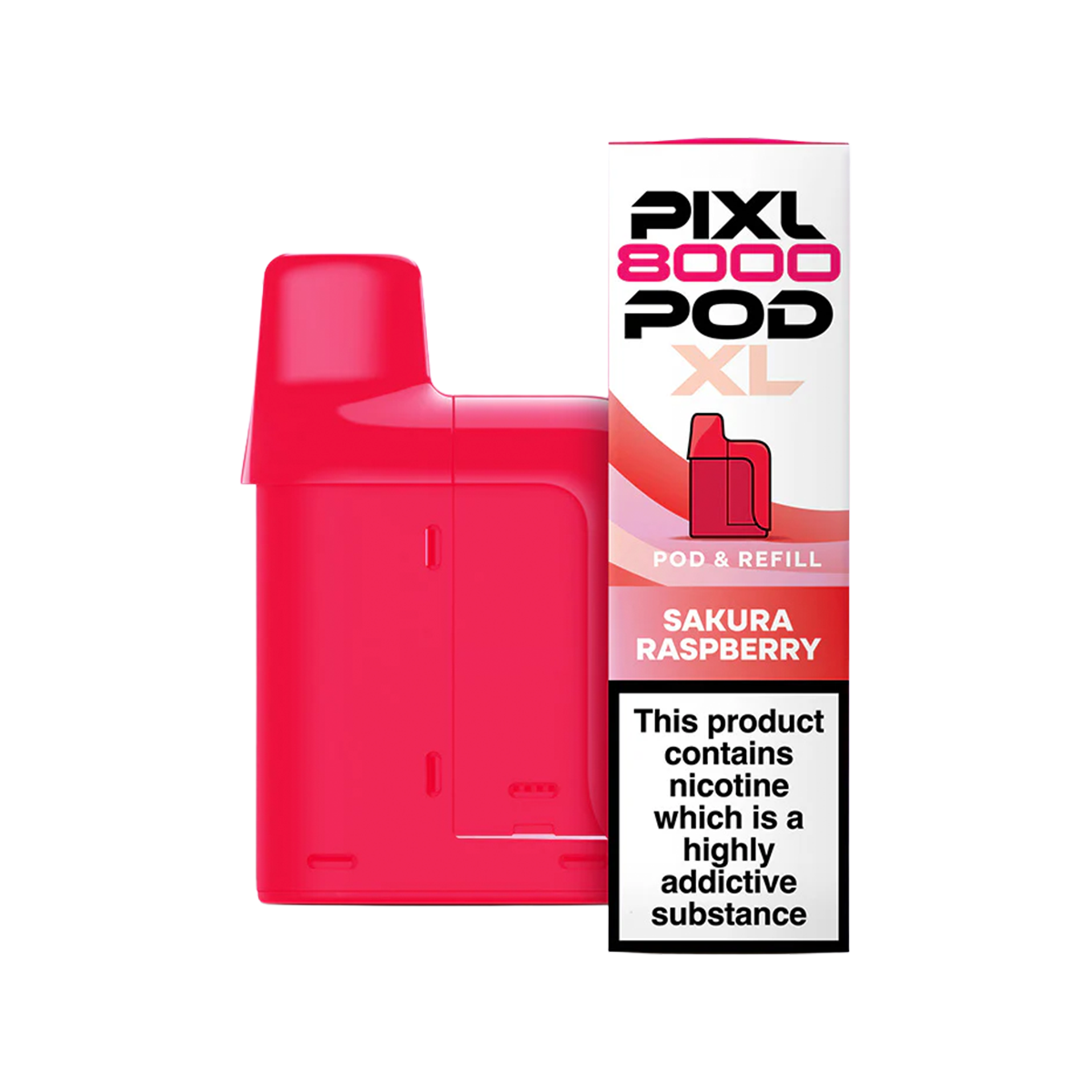 Sakura Raspberry Pixl 8000 Refill Pack | 8000 Puffs – Vape Shop