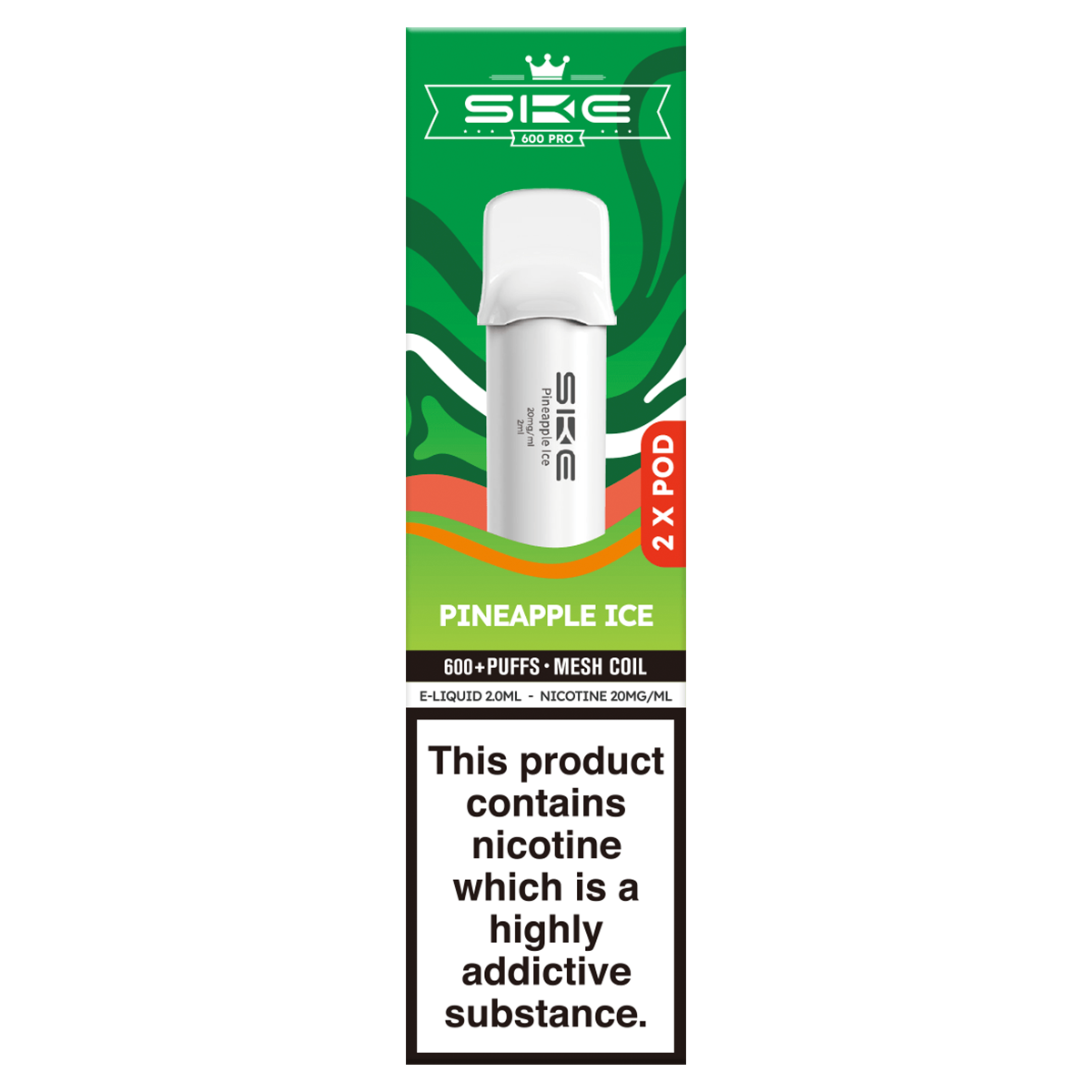 Pineapple Ice SKE 600 Pro Pods