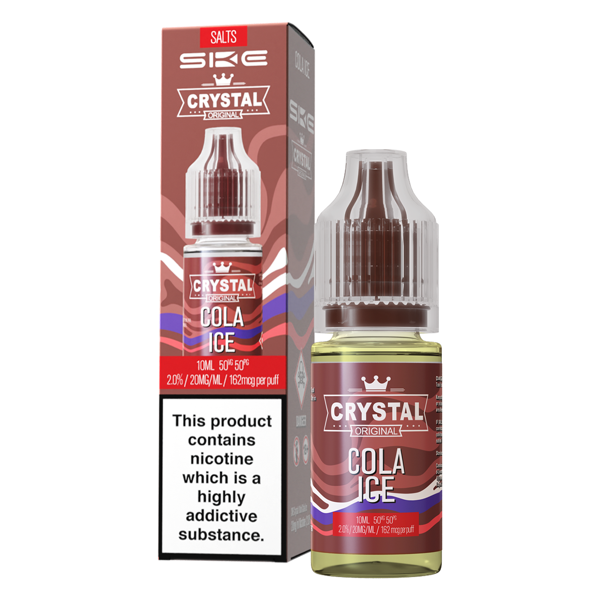 classic cola vampire vape Cola Crystal Bar Juice 100ml – Classic Cola Vape E-Liquid – The E-Cig Store main image 1