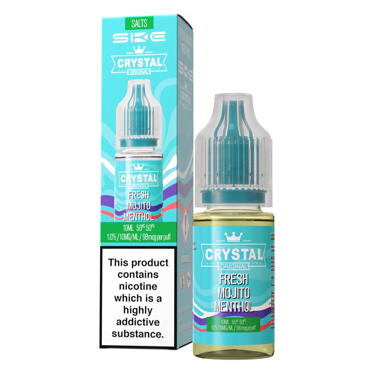 Fresh Mojito Menthol Nic Salt by SKE Crystal 10ml  Vape Shop