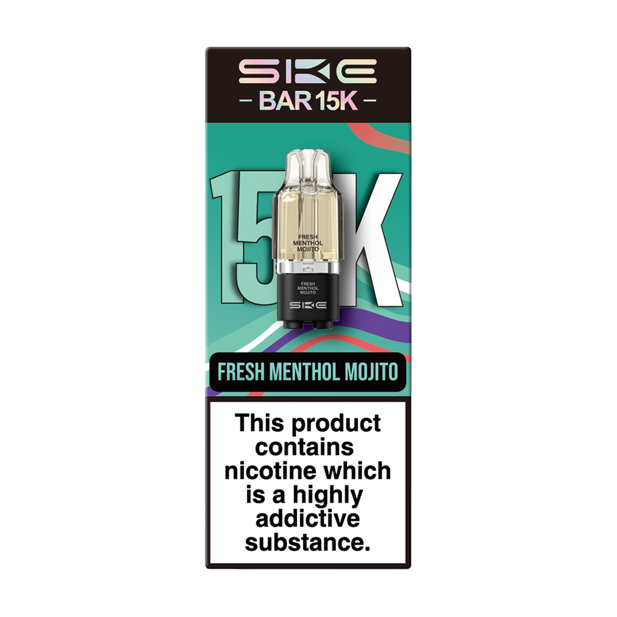 Fresh Menthol Mojito SKE Bar 15K Refill Pack Fresh Menthol Mojito SKE Bar 15K Refill Pack