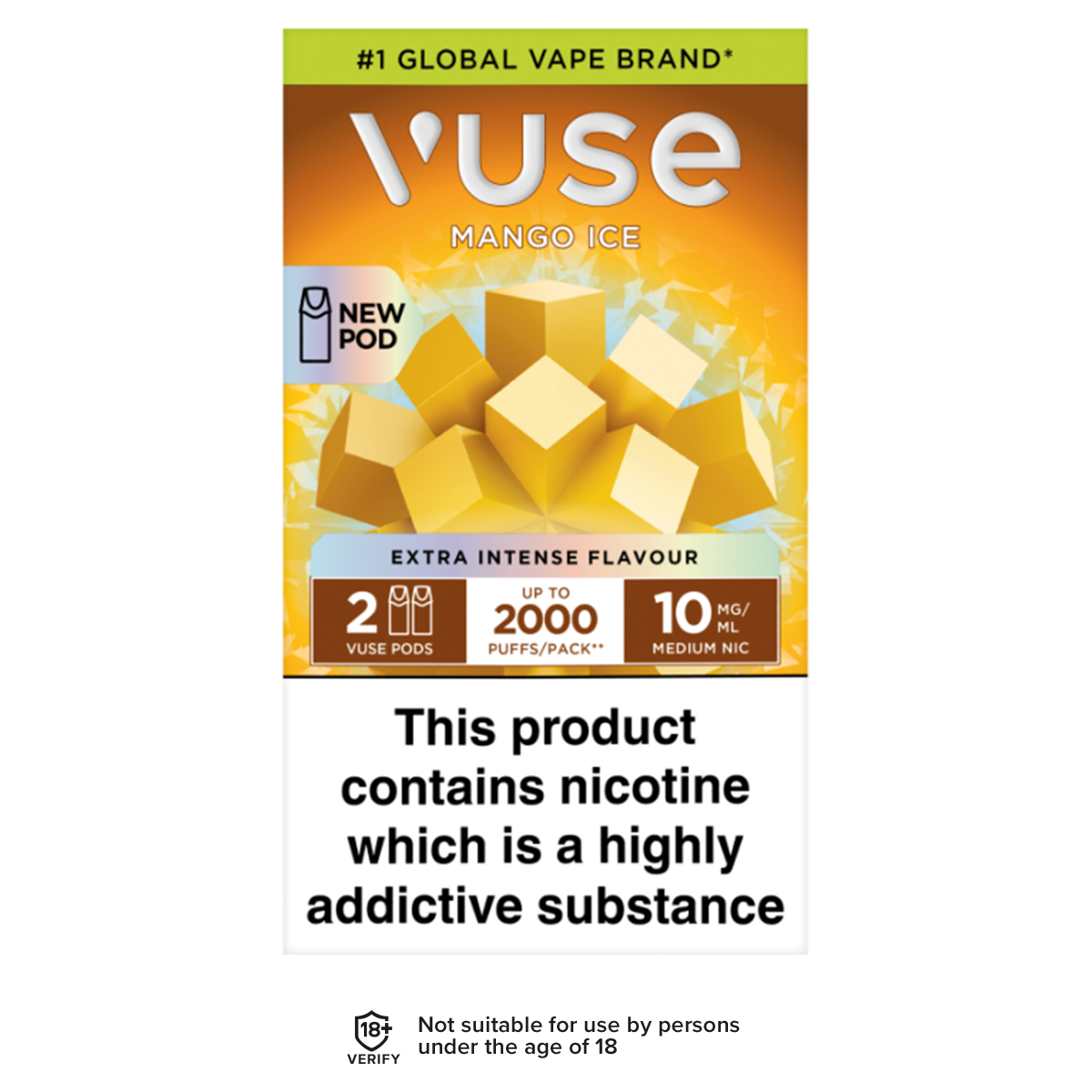 mango vuse pods Mango Ice Vuse Pro Pods | 3 For £15