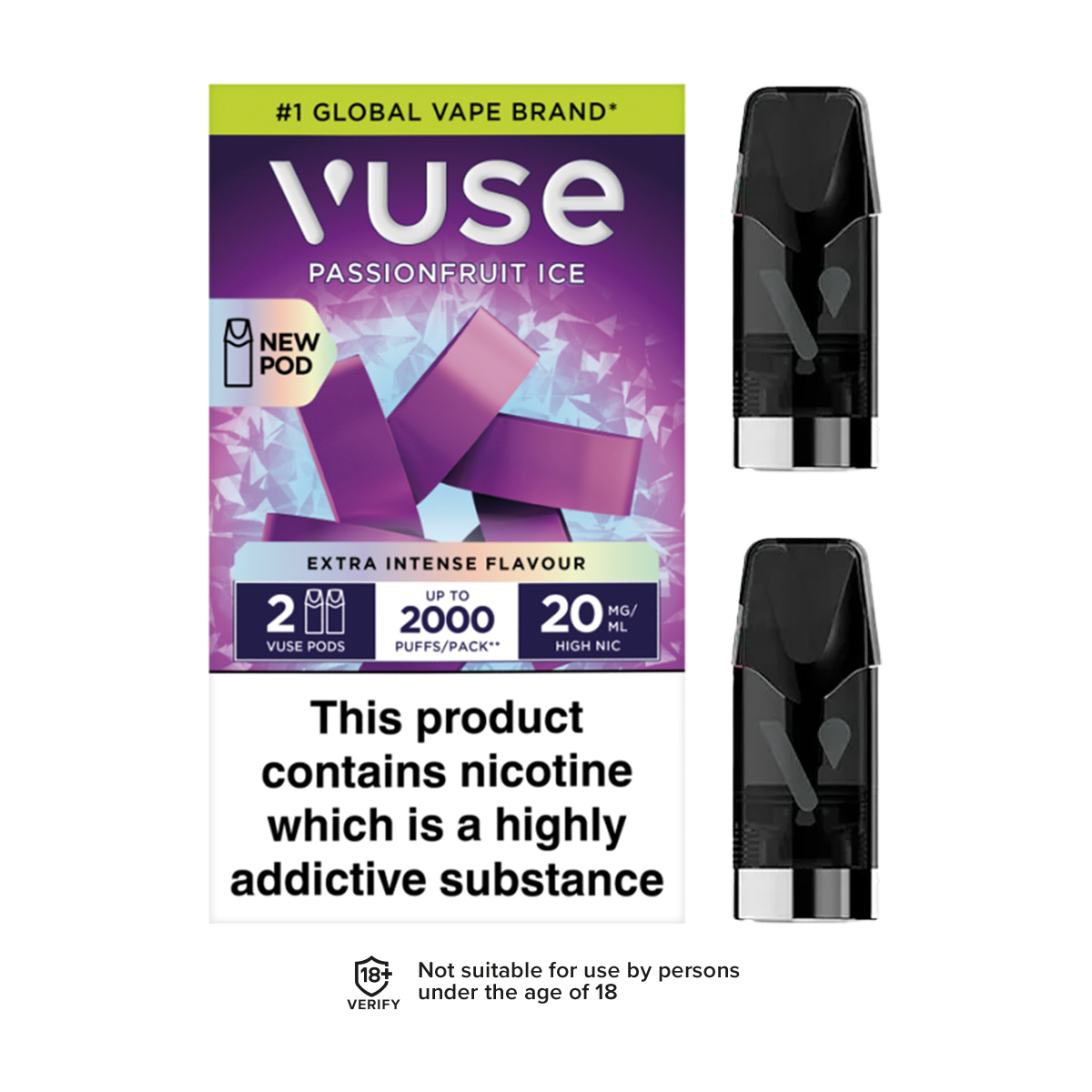 passion fruit vuse pods Ice Pro | 3 For £15 Version:Built-in Battery Version strazz Geekvape Aegis Legend 200W