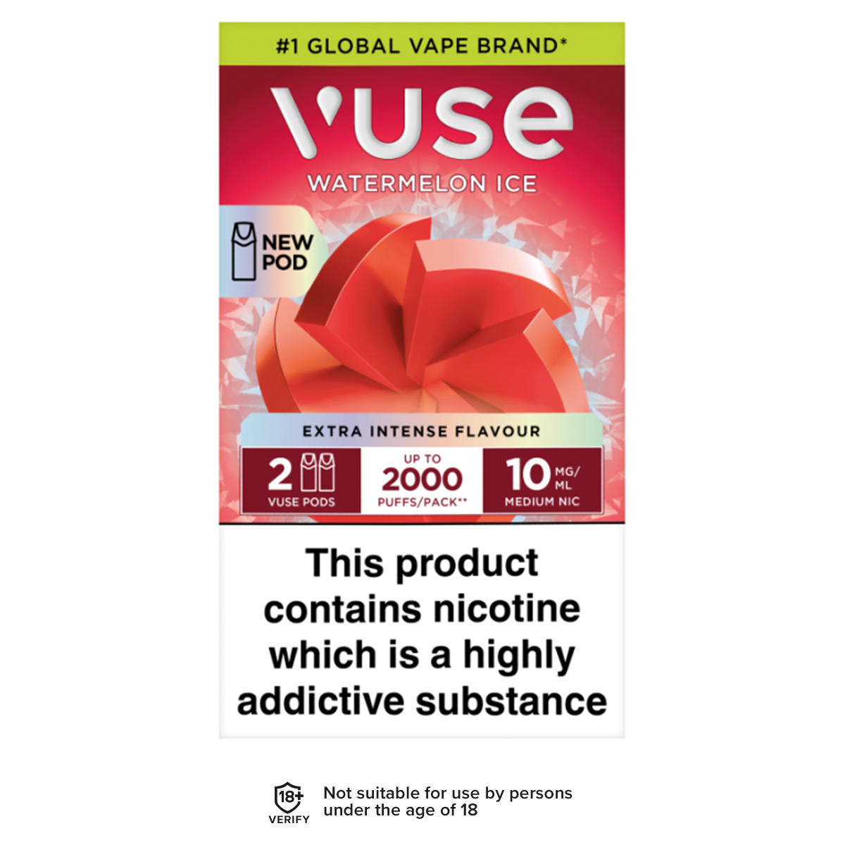elfbar elfa kaufen Watermelon Ice Vuse Pro Pods | 3 For £15