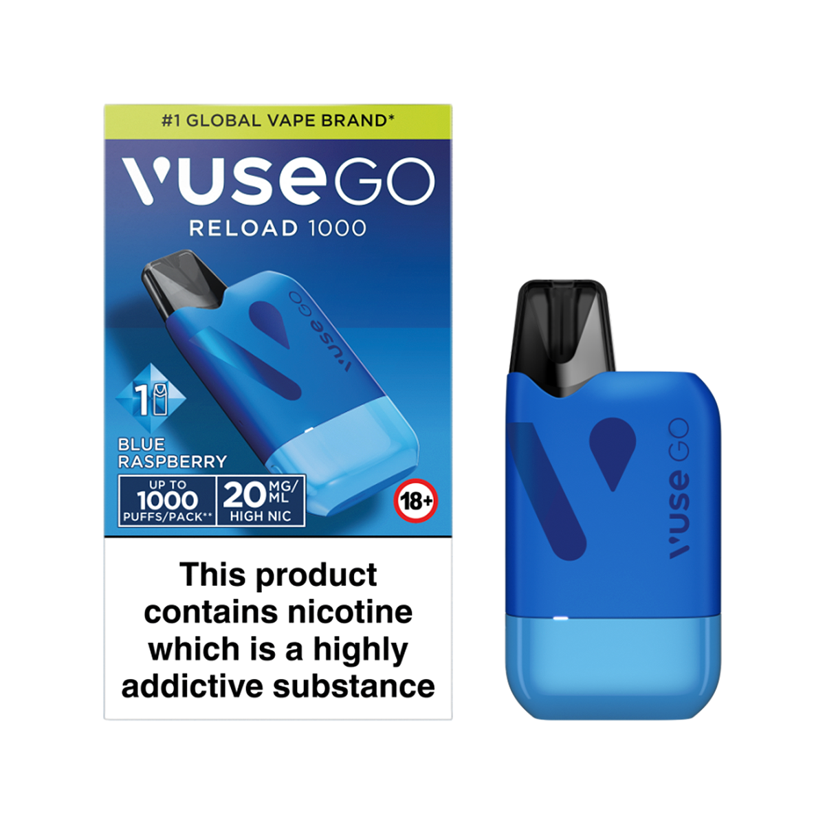 Blue Blue Raspberry Vuse Go Reload Kit | 3 Vuse Pro Pods for 15 Vape Shop Blue Blue Raspberry Vuse Go Reload Kit | 3 Vuse Pro Pods for 15 Vape Shop