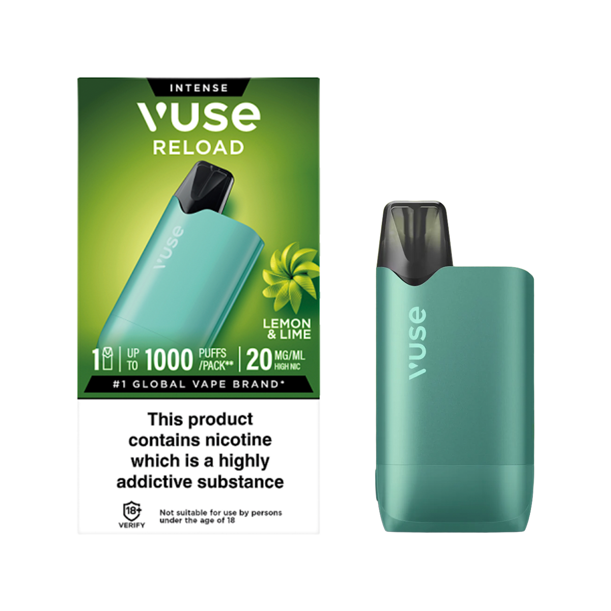 Lemon & Lime Vuse Go Reload 1000 Kit