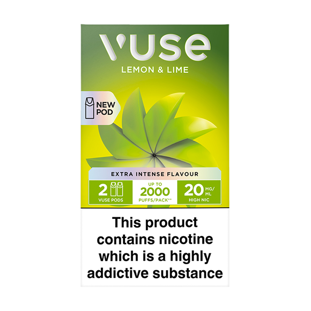Lemon & Lime Vuse Pro Pods | Prefilled Pods | 3 For 15 Vape Shop Lemon & Lime Vuse Pro Pods | Prefilled Pods | 3 For 15 Vape Shop