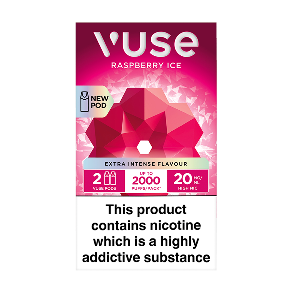 Raspberry Ice Vuse Pro Pods | Prefilled Pods | 3 For 15 Vape Shop Raspberry Ice Vuse Pro Pods | Prefilled Pods | 3 For 15 Vape Shop