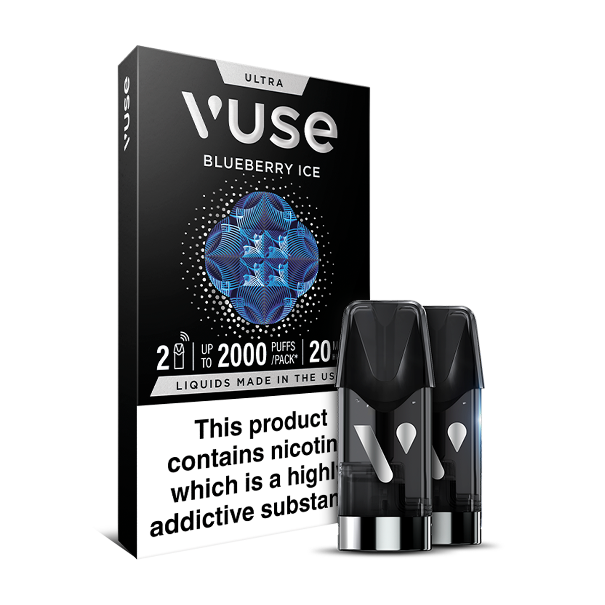 Blueberry Ice Vuse Ultra Smart Pod Vape Shop Blueberry Ice Vuse Ultra Smart Pod Vape Shop
