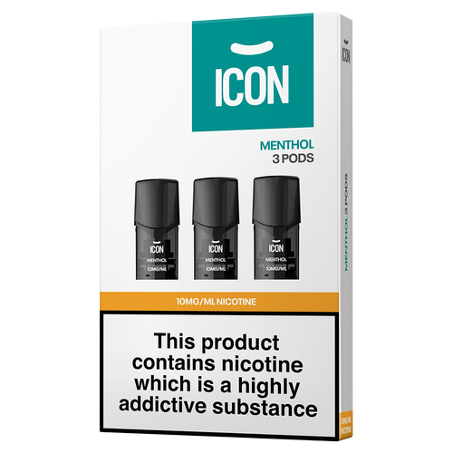 ICON Vape Menthol Pods (Pack of 3) 10mg