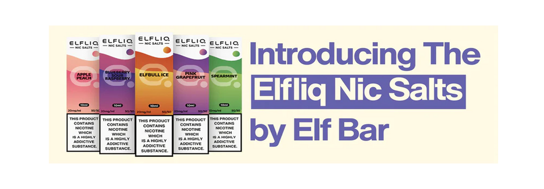 Introducing The Elfliq Nic Salts By Elf Bar