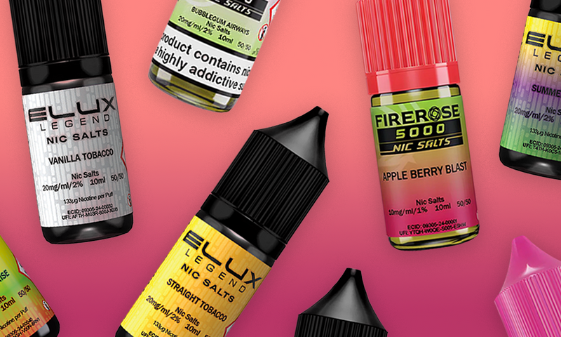 ELUX Nicotine Salt E-Liquids Top 10 Flavours