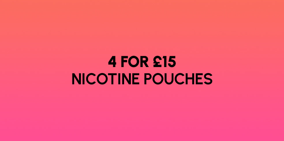 4 For £15 On Nicotine Pouches