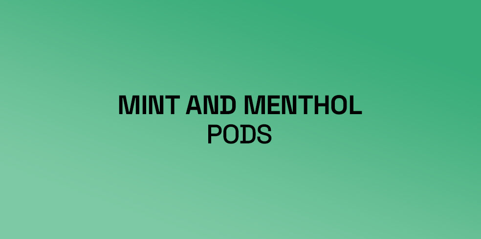 Mint and Menthol Flavoured Pods