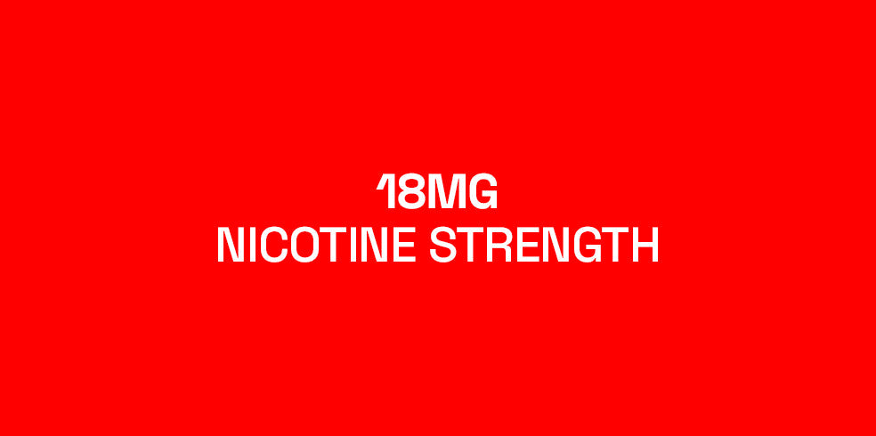 18mg Nicotine Strength Eliquid