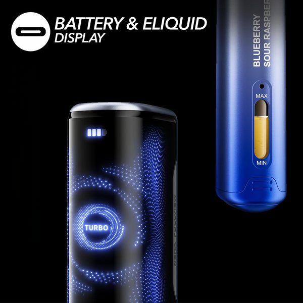 Lost Mary Nera 30K Battery and E-Liquid Display