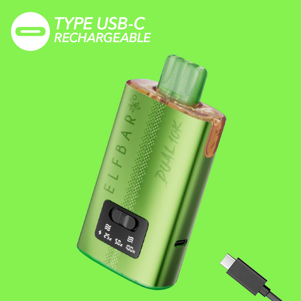 Elf Bar Dual 10k Kit Rechargeable Battery