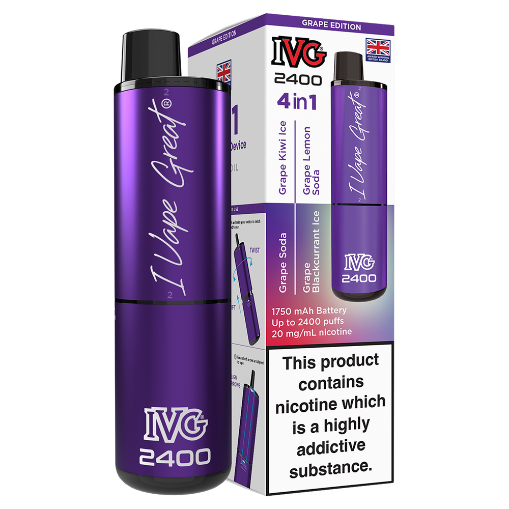 ivg 2400 tesco IVG 2400 Rechargeable Vape Kit – Vape Shop
