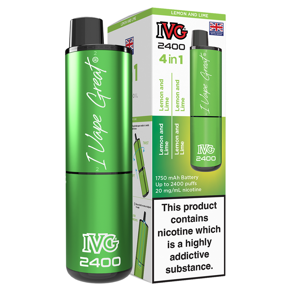 IVG 2400 Rechargeable Vape Kit kiwi