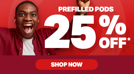 25% Off Prefilled Pods - 3 Days Only