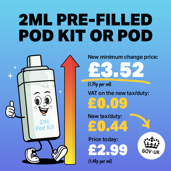 The 2026 UK Vape Tax Increase Explained | Vape Shop The 2026 UK Vape Tax Increase Explained | Vape Shop