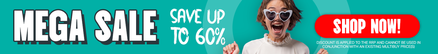 MEGA SALE! UP TO 60% OFF