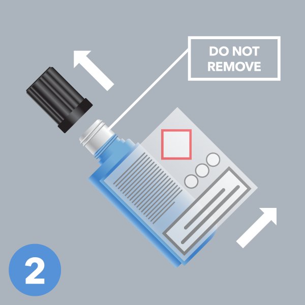 Prepare your refill container