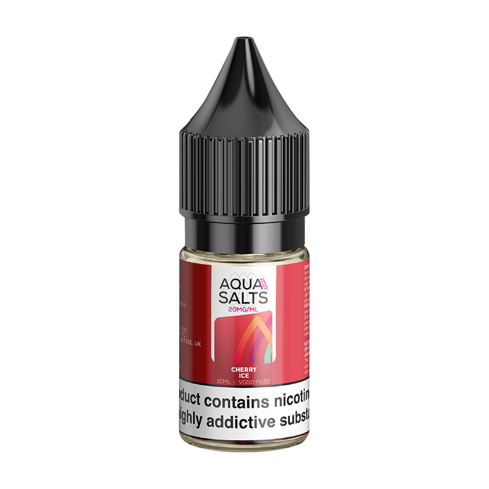 Cherry Ice Nic Salt by Aqua Salts 10ml