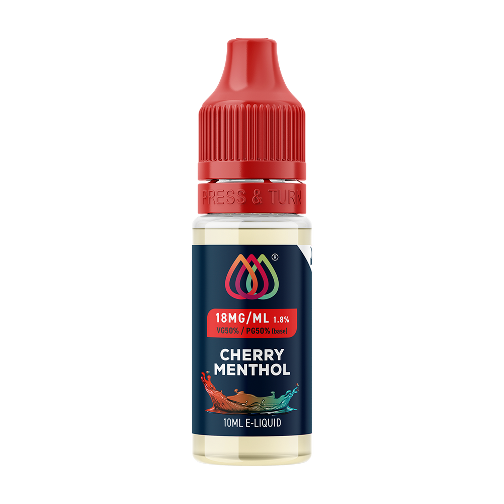 Cherry Menthol E-Liquid by Aquavape - 10ml