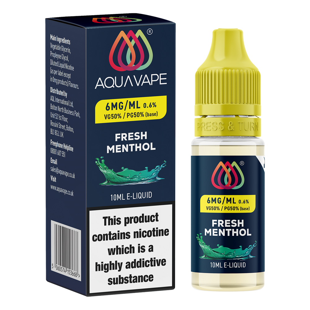 Fresh Menthol by Aquavape - 10ml Vape Shop Fresh Menthol by Aquavape - 10ml Vape Shop