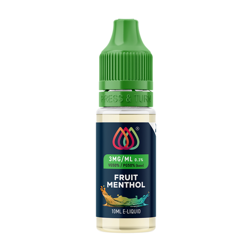 aquavape fruit menthol 3mg