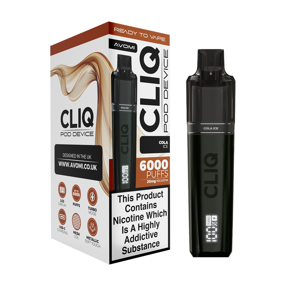 Avomi Cliq 6000 Puff Vape Kit  Vape Shop
