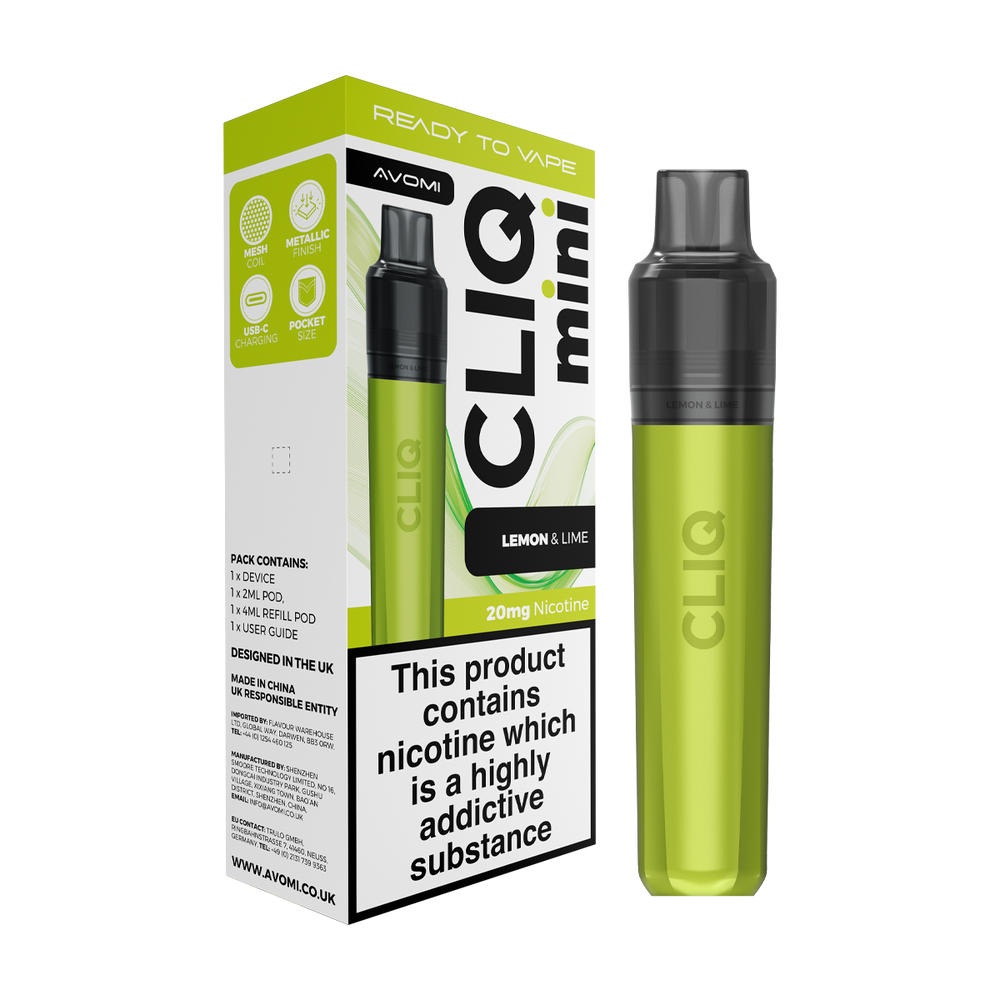 Avomi Cliq Mini Kit lemon and lime