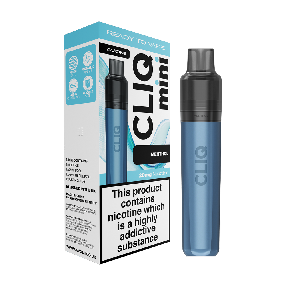 Avomi Cliq Mini Kit menthol