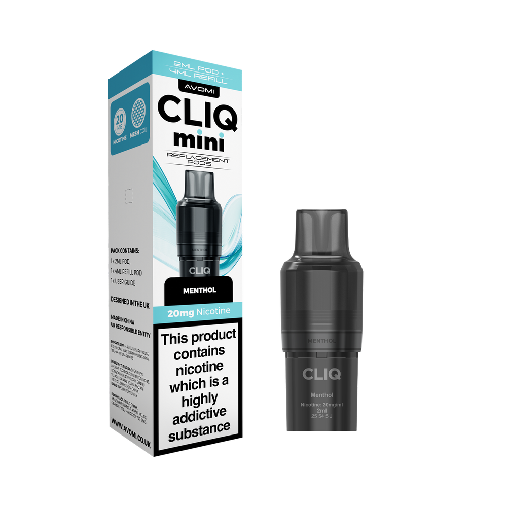 Avomi Cliq Mini Pods menthol