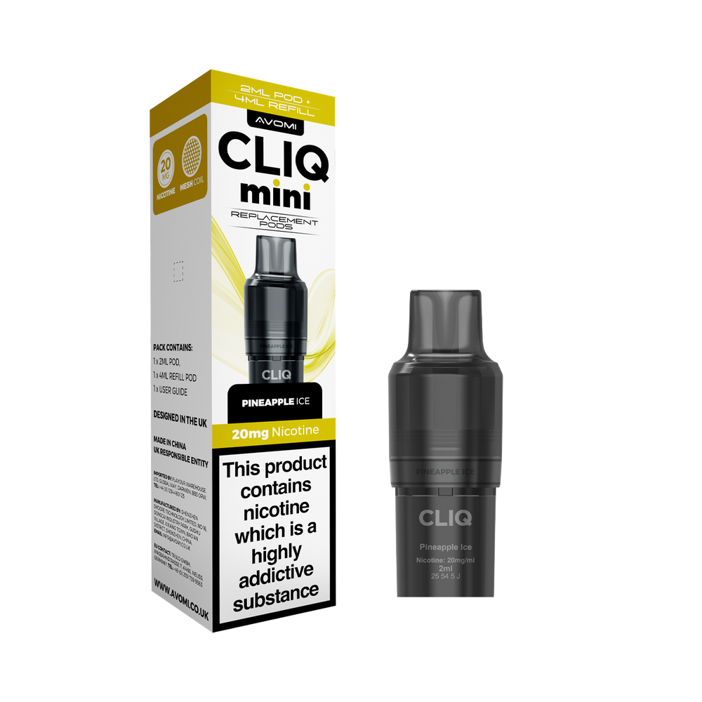 Avomi Cliq Mini Pods pineapple ice