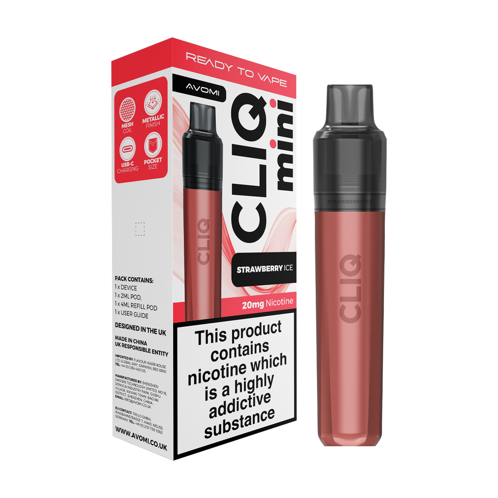Avomi Cliq Mini Kit strawberry ice