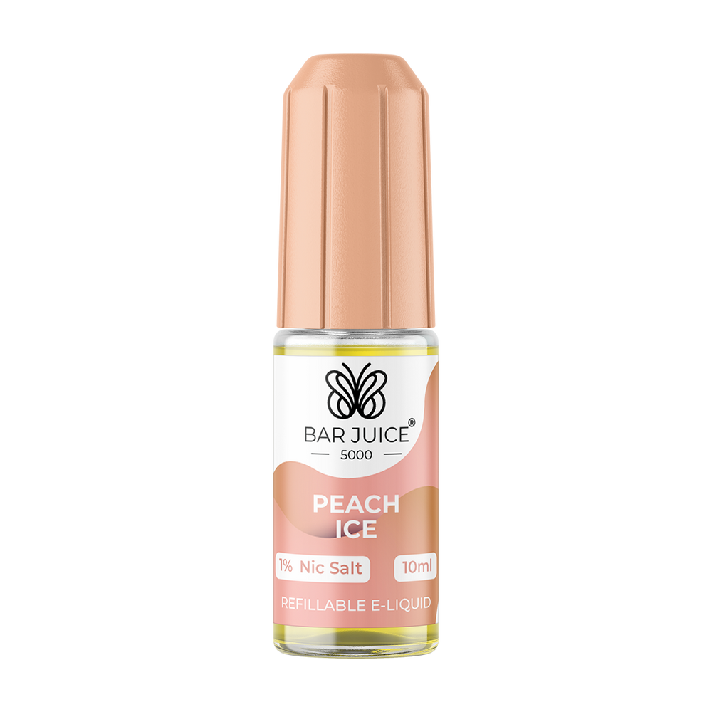 Peach Ice Nic Salt by Bar Juice 5000 Vape Shop Peach Ice Nic Salt by Bar Juice 5000 Vape Shop