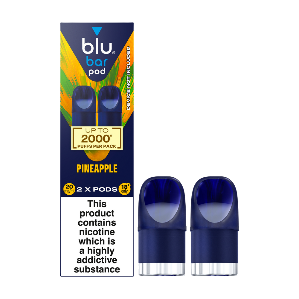 Pineapple Blu Bar Pods | 3 For 15 Vape Shop Pineapple Blu Bar Pods | 3 For 15 Vape Shop